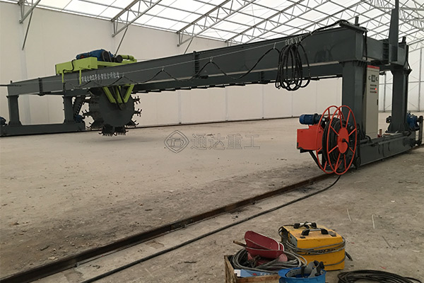 10米跨度大型渦輪槽式升降翻拋機